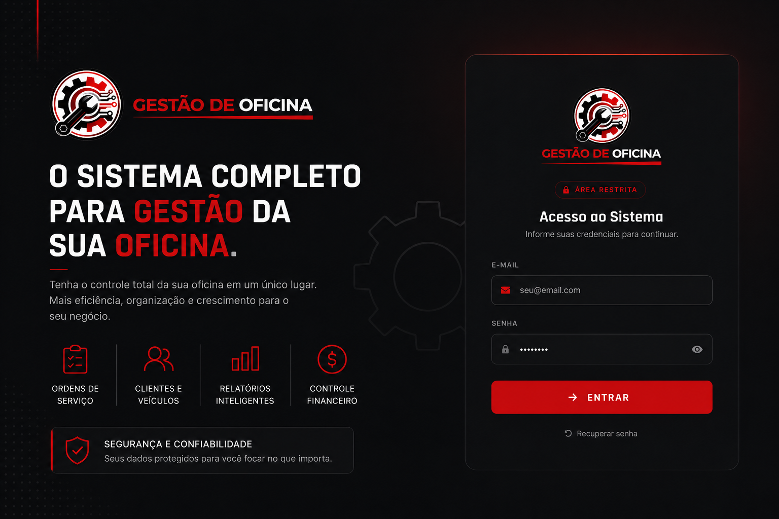 Sistema Oficina Mecânica